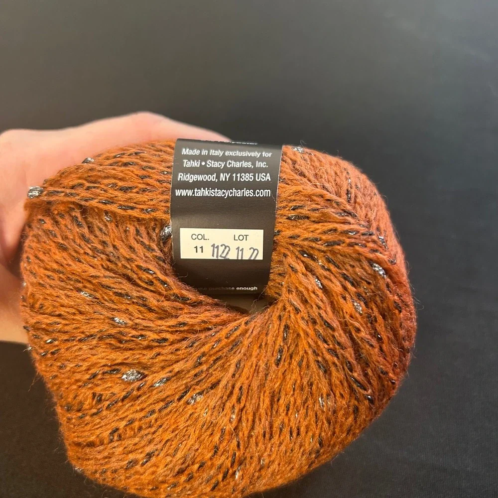 Stacy S. CHARLES Lot of 11 Diamante Wool blend Pumpkin Orange Color 11 same lot